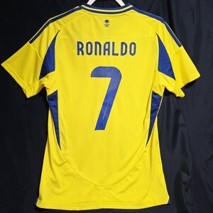 Adidas AI Nassr FC Cristiano Ronaldo CR7 Home Soccer Jersey Size Medium JP0459